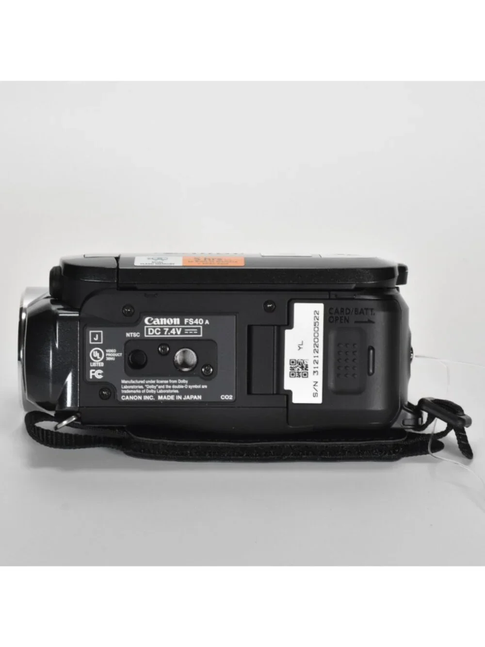 Canon FS40 Flash Memory Camcorder 8GB Internal Memory 41x Advanced Zoom MINT